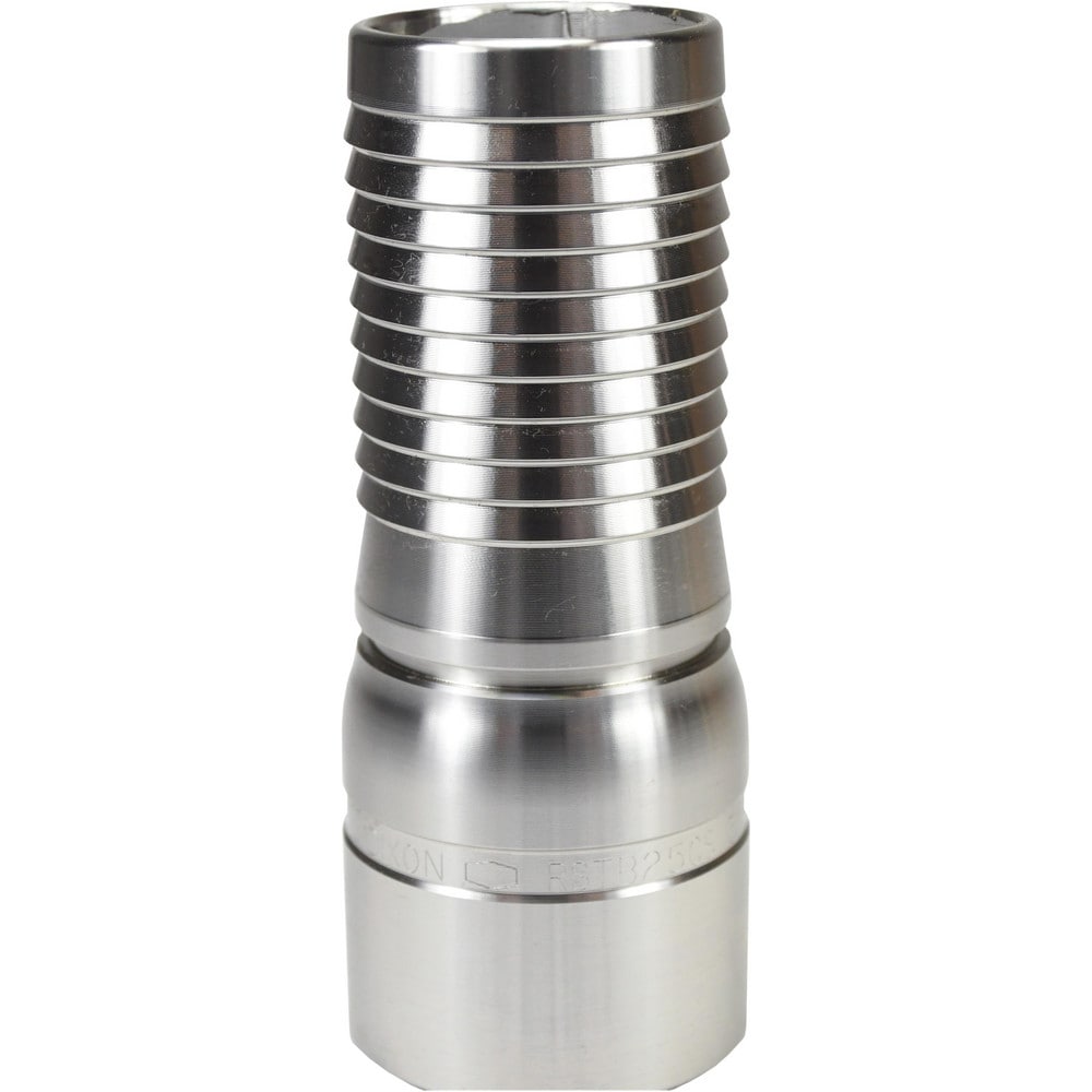 Suction & Discharge Hose Couplings; Type: King Crimp Style Combination Nipple; Coupling Type: Crimp Stem w/Beveled End; Coupling Descriptor: King Crimp Stem w/Beveled End; Material: Stainless Steel; Coupler Size (Fractional Inch): 3; Thread Size: Non-Thre