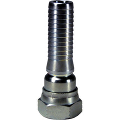 Suction & Discharge Hose Couplings; Type: King Crimp Style Combination Nipple; Coupling Type: Crimp Female w/Swivel End; Coupling Descriptor: King Crimp Female JIC x Swivel Hose End; Material: Carbon Steel; Coupler Size (Fractional Inch): 2; Thread Size: