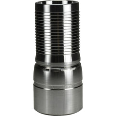 Suction & Discharge Hose Couplings; Type: King Crimp Style Combination Nipple; Coupling Type: Crimp Stem w/Beveled End; Coupling Descriptor: King Crimp Stem w/Beveled End; Material: Carbon Steel; Coupler Size (Fractional Inch): 2; Thread Size: Non-Threade