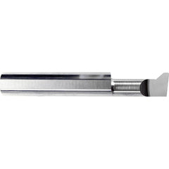 Back Boring/Chamfering Bar: 1/4" Min Bore Dia, 1" Max Bore Depth, Right Hand, 1/4" Shank Dia, Micrograin Solid Carbide