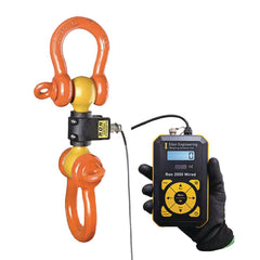 Crane Scales & Hanging Scales; Type: Shackle Type Wired Dynamometer; Capacity (Lb.): 400000.00; Capacity (kg): 181436.9480; Display Type: 6 Digit LCD; Scale Type: Dynamometer