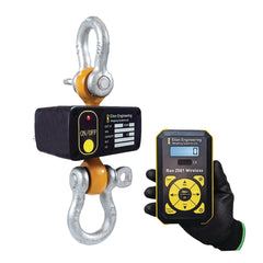 Crane Scales & Hanging Scales; Type: Shackle Type Wireless Dynamometer; Capacity (Lb.): 6000.00; Capacity (kg): 2721.5542; Display Type: 6 Digit LCD; Scale Type: Dynamometer