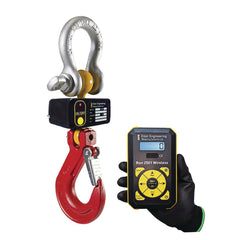 Crane Scales & Hanging Scales; Type: Hook Type Wireless Crane Scale; Capacity (Lb.): 2000.00; Capacity (kg): 907.1847; Display Type: 6 Digit LCD; Scale Type: Crane Scale