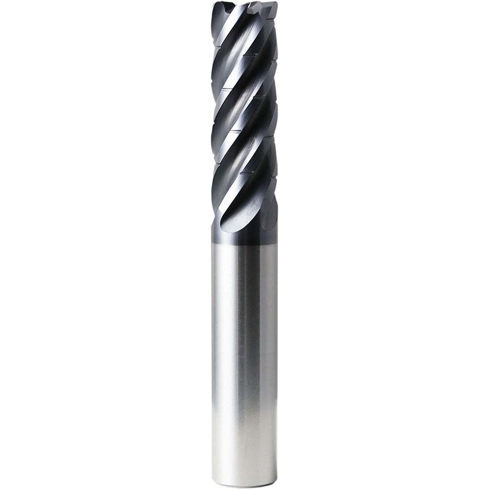 Square End Mill: 1" Dia, 3" LOC, 5 Flute, Solid Carbide