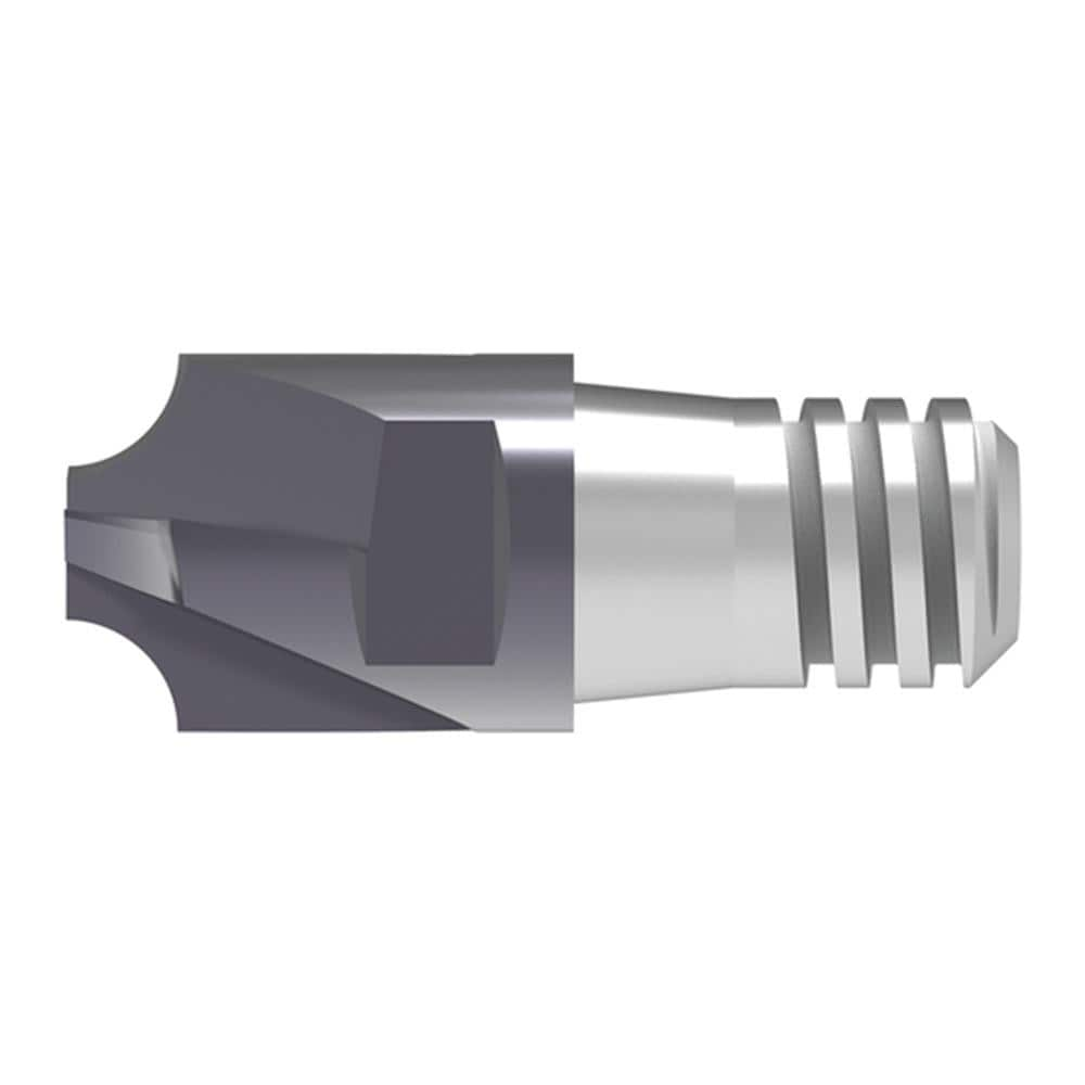 Corner Rounding End Mill Heads; Connection Type: SAM; Radius (mm): 5.00; Mill Diameter (Decimal Inch): 0.6299; Mill Diameter (mm): 16.00; Tip Diameter (mm): 5.740; Overall Length (mm): 37.3000; Cutting Direction: Right Hand; Flute Direction: Right Hand