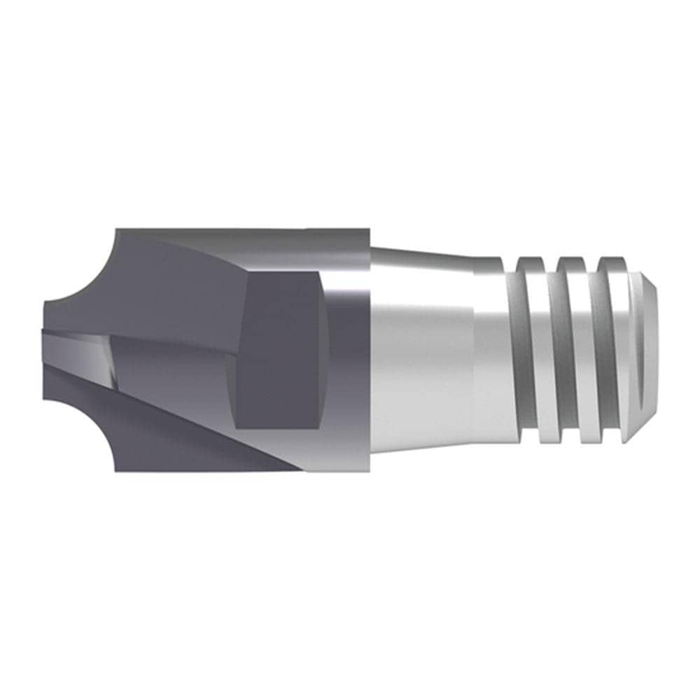 Corner Rounding End Mill Heads; Connection Type: SAM; Radius (mm): 4.00; Mill Diameter (Decimal Inch): 0.6299; Mill Diameter (mm): 16.00; Tip Diameter (mm): 7.600; Overall Length (mm): 37.3000; Cutting Direction: Right Hand; Flute Direction: Right Hand