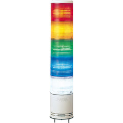 Stackable Tower Light Modules; Light Module Type: Light Module; Light Type: Steady, Flashing; Light Color: Red, Blue, Orange, Green, Clear; Lamp Type: LED; Lamp Life: 40000; Voltage: 100.00, 240.00; Amperage: 270.0000 mA; Power Rating: 64.8 W