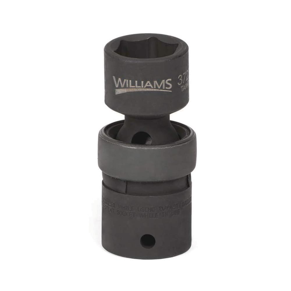 Impact Socket: 1/2" Drive, 5/8" Socket, Hex Drive