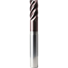 Corner Radius End Mill: 20 mm Dia, 43.00 mm LOC, 2.50 mm Radius, 5 Flute, Solid Carbide