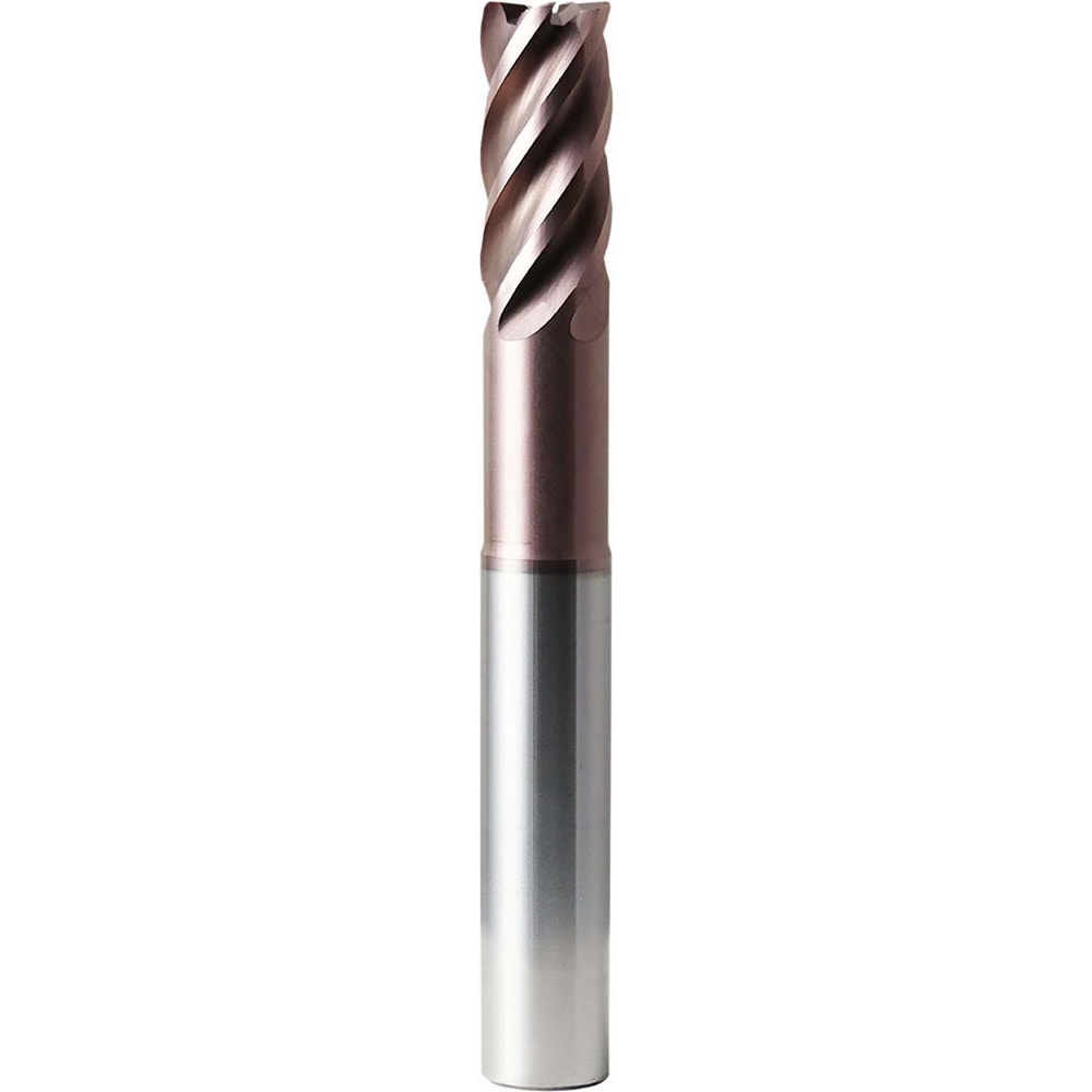 Corner Radius End Mill: 20 mm Dia, 43.00 mm LOC, 1.50 mm Radius, 5 Flute, Solid Carbide