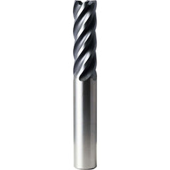 Corner Radius End Mill: 20 mm Dia, 60.00 mm LOC, 2.50 mm Radius, 5 Flute, Solid Carbide