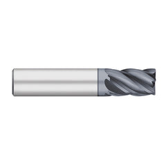 Corner Radius End Mill: 1/8" Dia, 1/4" LOC, 0.0050" Radius, 5 Flute, Solid Carbide