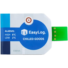 +/-.55 -35-80C 10/PK CHILLED GOODS TEMP LOGGER