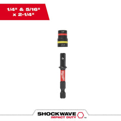 Power Screwdriver Bit: Magnetic Nut Driver Bit, 1/4" Hex