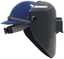 Welding Helmet: Gray, Plastic