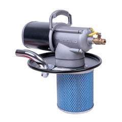 Drum-Top Vacuum Heads; Power Source: Air; Compatible Drum Capacity: 10; Application Type: Wet/Dry Drum Vacuum Head; Filtration Type: Standard; Vacuum Hose Fitting (Inch): 1/2; Vacuum Collection Type: Bagless; Minimum Air Flow: 92; Inlet Air Flow: 60