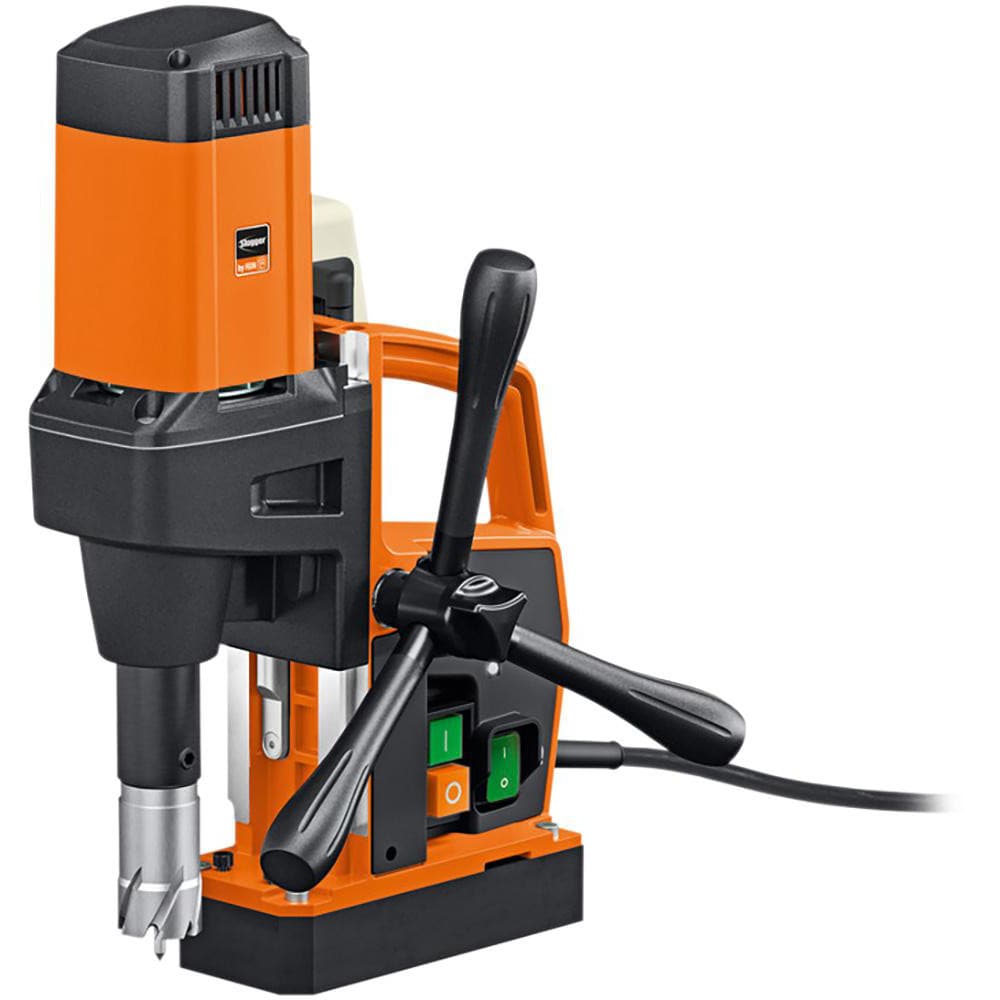 Corded Magnetic Drill: 3/4" Arbor, 2" Travel, 680 RPM