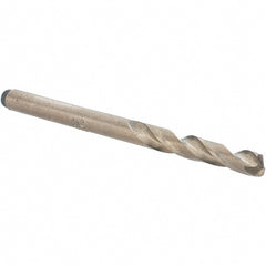 Screw Machine Length Drill Bit: Size #29, 135 deg Point, High-Speed Steel