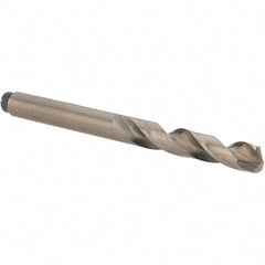 Screw Machine Length Drill Bit: Size #7, 135 deg Point, High-Speed Steel