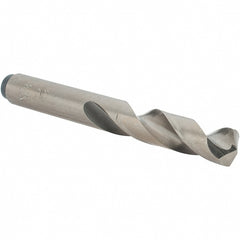 Screw Machine Length Drill Bit: 23/64" Dia, 135 deg Point, High-Speed Steel