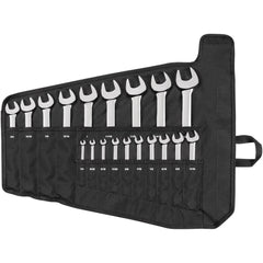 Combination Wrench Set: 19 Pc, Inch