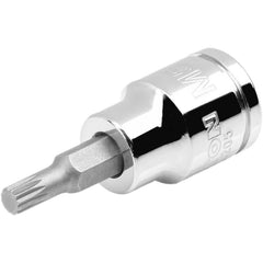 Specialty Sockets; Socket Type: Triple Square; Type: Bit; Drive Size: 3/8 in; Size (Spline): #5; Socket Size: M5; Hex Size (mm): 5.000; Hex Size (Inch): 3/8; Finish: Chrome