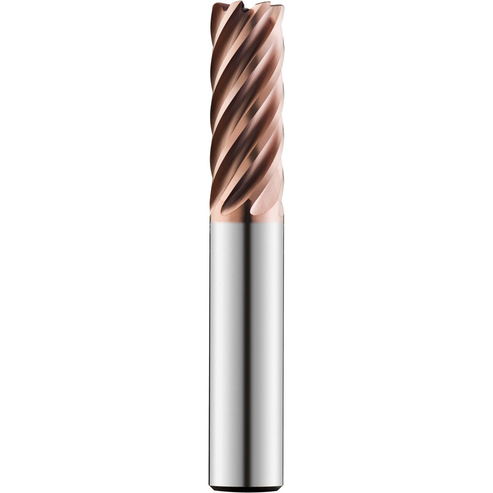 Corner Radius End Mill: 20 mm Dia, 50.00 mm LOC, 3.00 mm Radius, 7 Flute, Solid Carbide