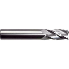 Square End Mill: 7/8" Dia, 2-1/4" LOC, 4 Flute, Solid Carbide