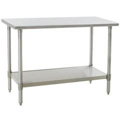 Lab Table: 72" Wide, Silver