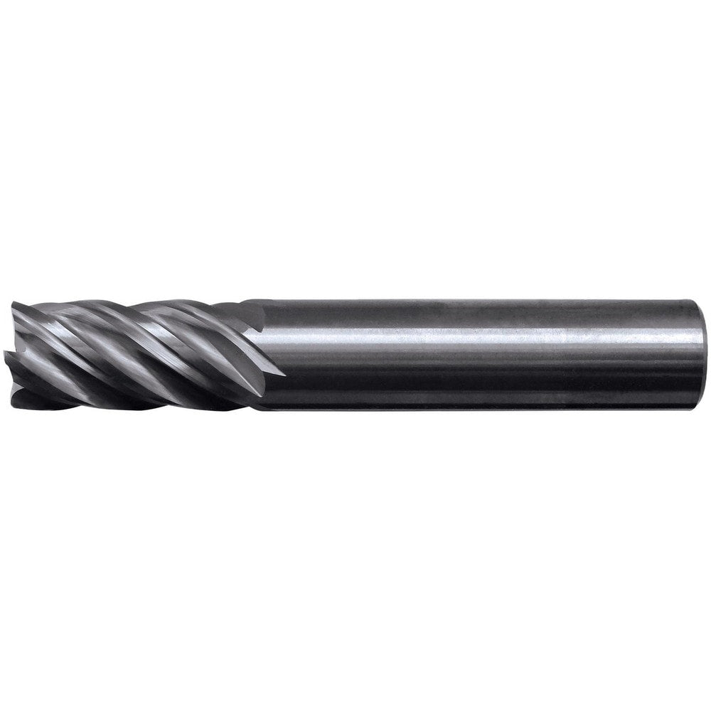 Square End Mill: 1" Dia, 1-1/2" LOC, 5 Flute, Solid Carbide