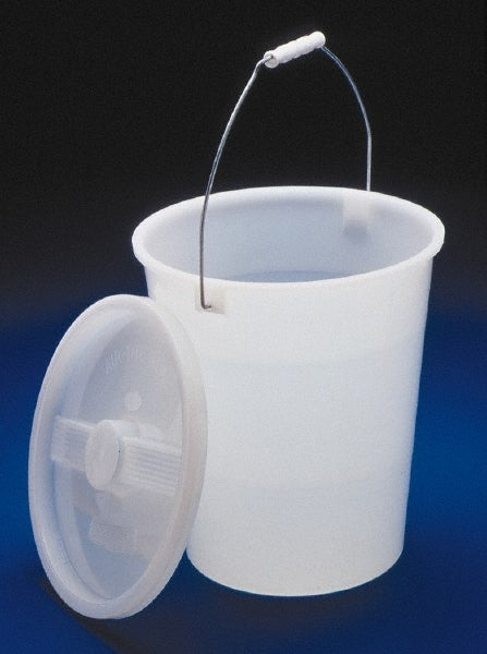 Pail: Polyethylene, 12-3/4" High, 10-1/2" Dia