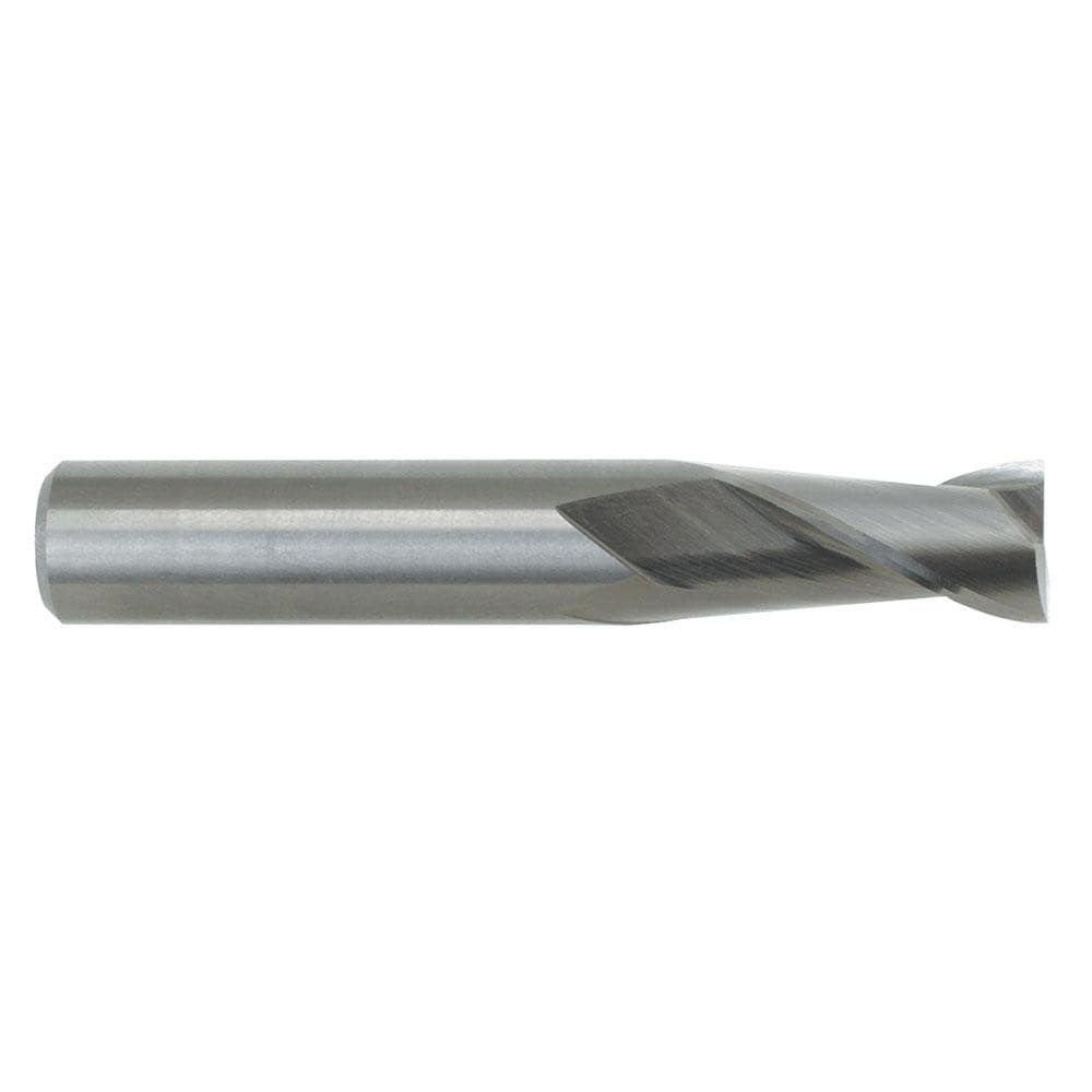 Square End Mill: 5/8" Dia, 1-1/4" LOC, 2 Flute, Solid Carbide