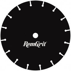 Wet & Dry Cut Saw Blade: 4" Dia, 20" Arbor Hole