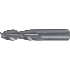 Square End Mill: 1" Dia, 3-1/4" LOC, 2 Flute, Solid Carbide