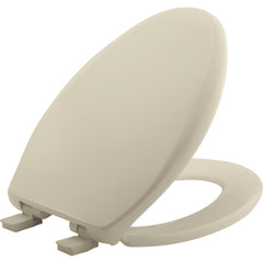 Toilet Seats; Type: Closed, Standard; Style: Round; Material: Plastic; Color: Bone; Outside Width: 14.375 in; Inside Width: 8.3750 in; Hinge Design: Stay-Tite;Slow Close;Lift-Off;Precision Seat Fit; Length (Inch): 16.56 in