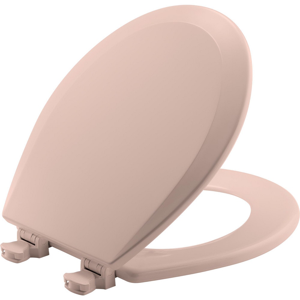 Toilet Seats; Type: Closed, Standard; Style: Round; Material: Enameled Wood; Color: Venetian Pink; Outside Width: 14.375 in; Inside Width: 8.3750 in; Hinge Design: Lift-Off; Length (Inch): 16.88 in