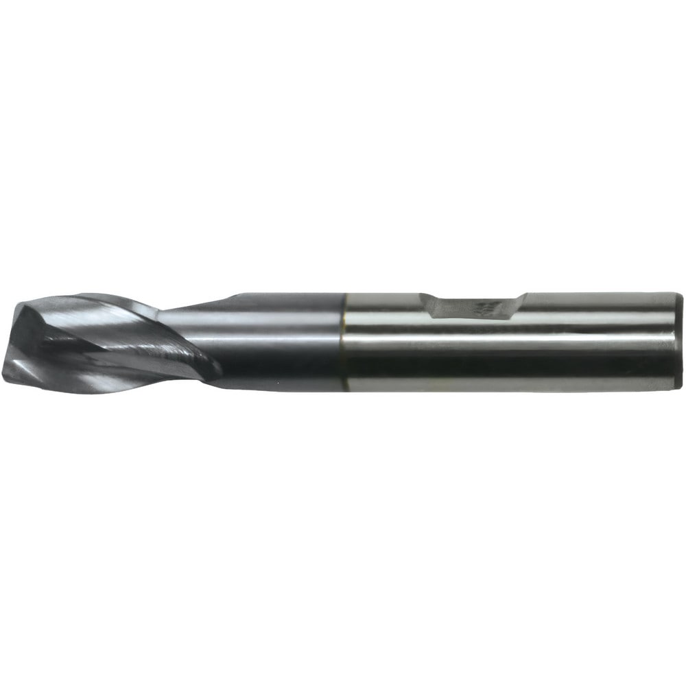 Square End Mill: 1" Dia, 3" LOC, 2 Flute, Cobalt