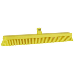 Push Broom: 24.40" Wide, Push Broom, Polyester Bristles