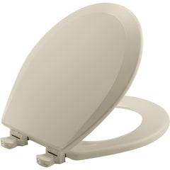 Toilet Seats; Type: Closed, Standard; Style: Round; Material: Enameled Wood; Color: Bone; Outside Width: 14.375 in; Inside Width: 8.3750 in; Hinge Design: Lift-Off; Length (Inch): 16.88 in