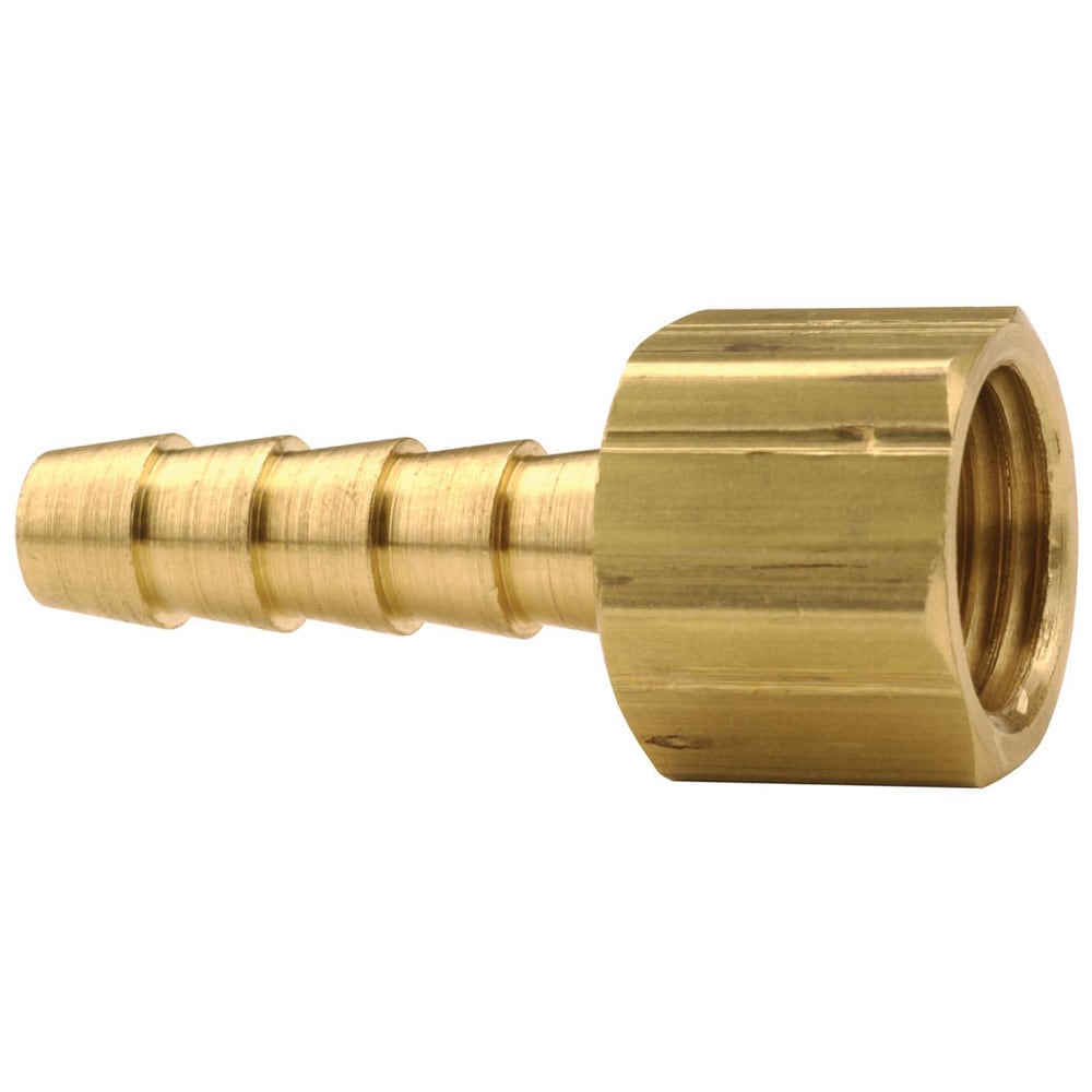 Barbed Hose Fittings; Fitting Type: Female Swivel, Hose Barb; Material: Brass; Thread Standard: NPSM; Thread Size: 1/2; End Connection: Hose Barb x Female Swivel Ball-End; Hose Inside Diameter (Inch): 1/2; Hose Outside Diameter: 1/2