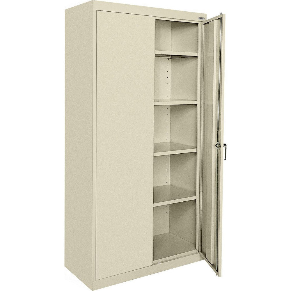 Steel Lockable Welded Storage Cabinet Cabinet: 36" Wide, 18" Deep, 72" High