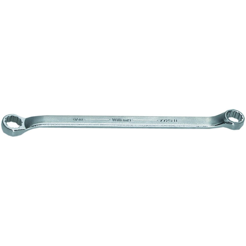 Offset Box End Wrench: 5/8 x 11/16", 12 Point, Double End