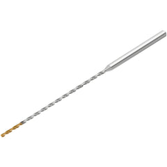 Micro Drill Bit: 1.30 mm Dia, (0.0512"), 139 deg, Solid Carbide