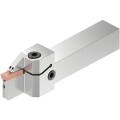 Indexable Grooving/Cut-Off Toolholders; Internal or External: External; Hand of Holder: Left Hand; Maximum Depth of Cut (mm): 17.00; Maximum Groove Width (Decimal Inch): 0.1250