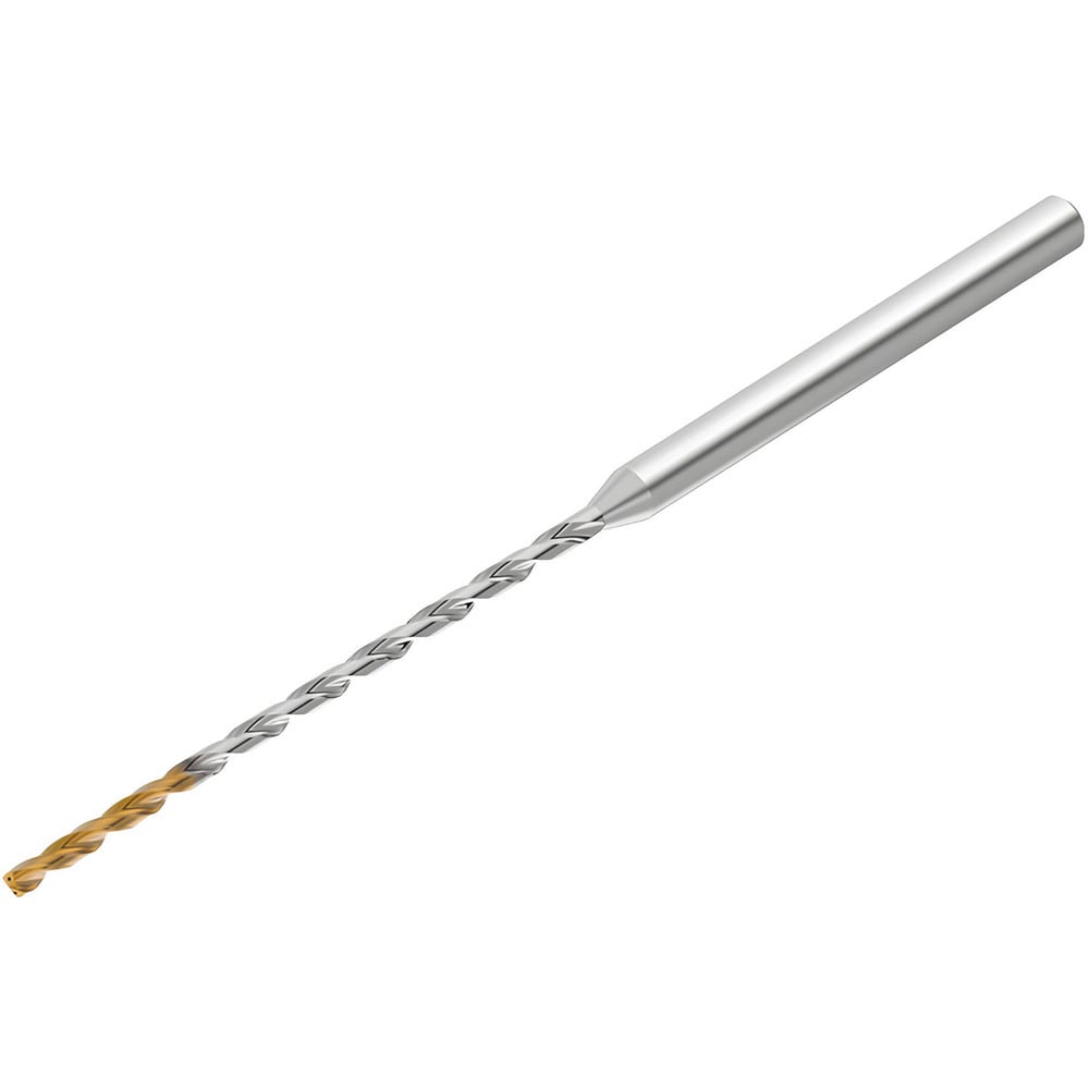 Micro Drill Bit: 1.00 mm Dia, (0.0394"), 139 deg, Solid Carbide