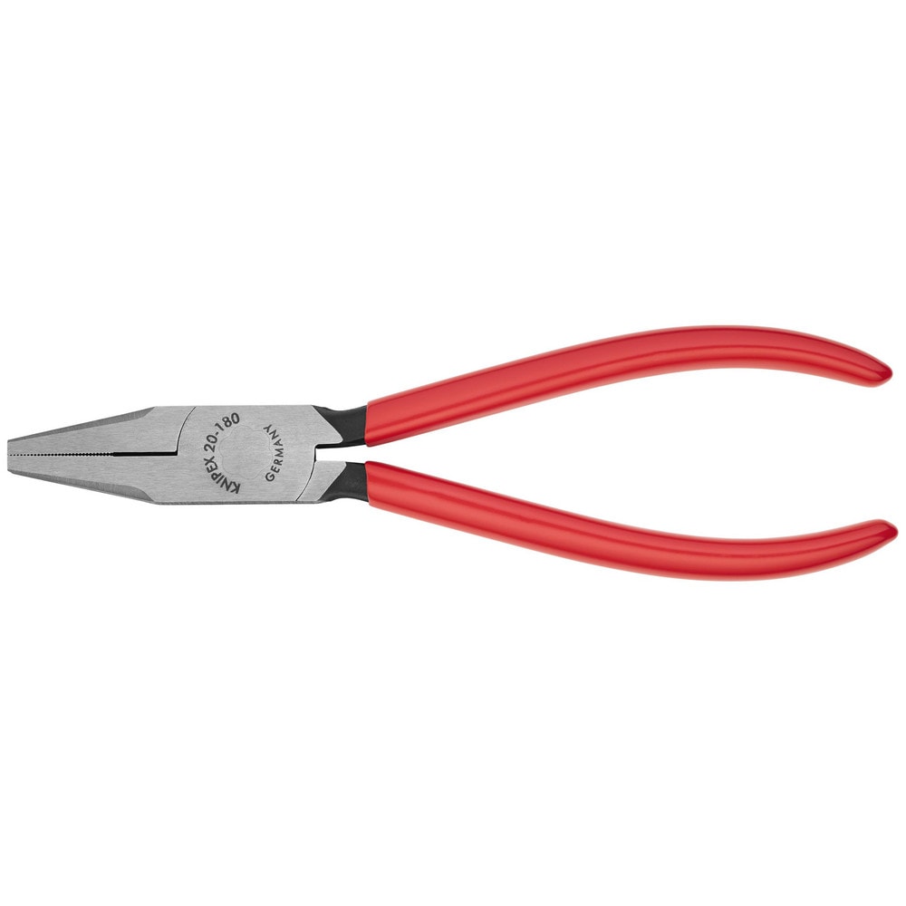 Long Nose Pliers; Pliers Type: Flat Nose Pliers; Jaw Texture: Serrated; Jaw Length (Inch): 1-3/8; Jaw Width (Inch): 3/4