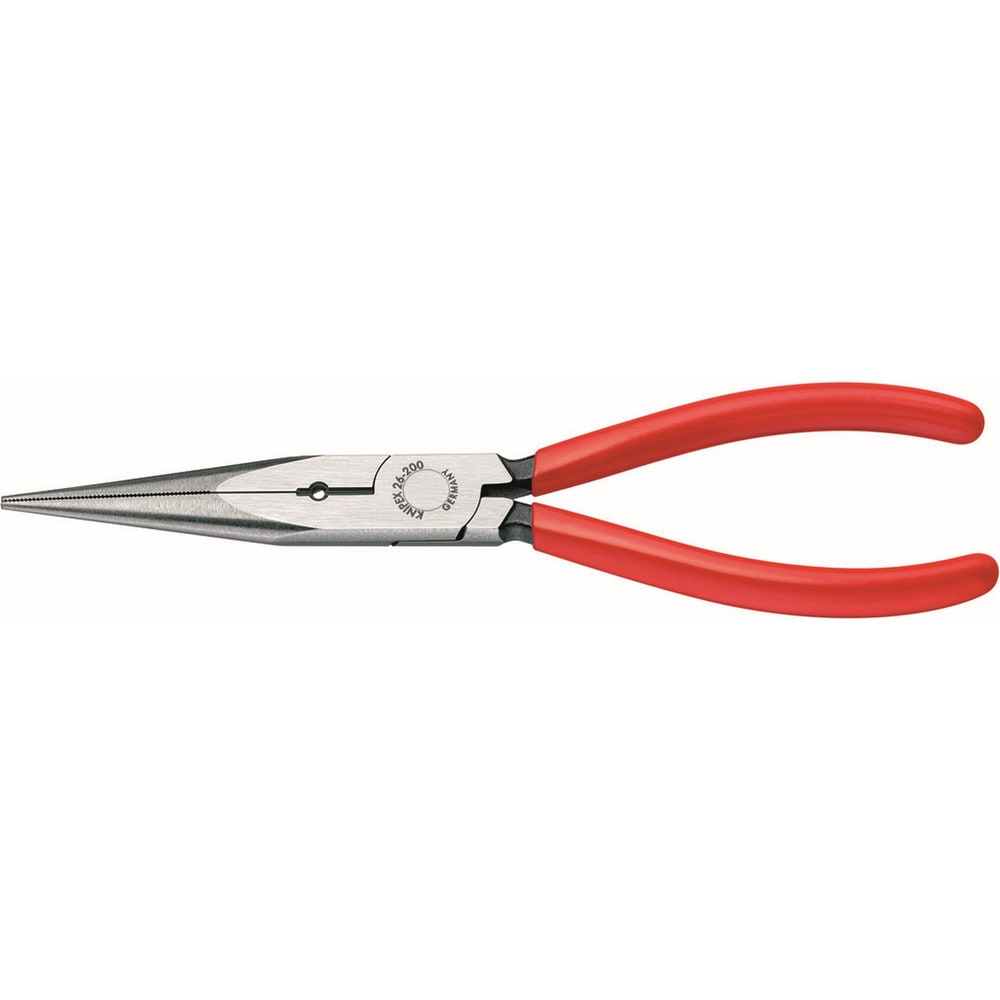 Long Nose Pliers; Pliers Type: Long Nose Pliers, Cutting; Jaw Texture: Serrated; Jaw Length (Inch): 2-7/8; Jaw Width (Inch): 45/64