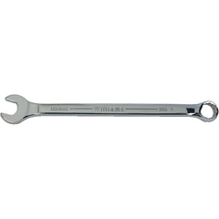 Combination Wrench: 22.00 mm Head Size, 15 deg Offset