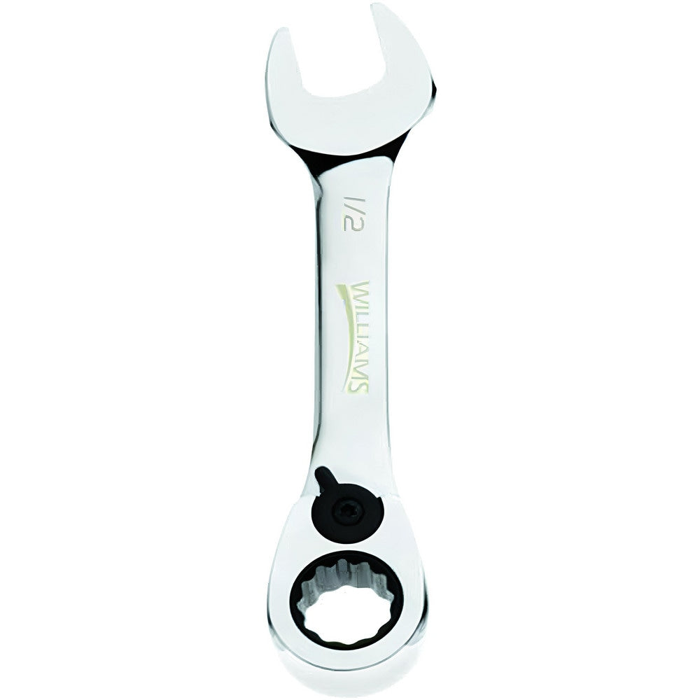 Combination Wrench: 3/8" Head Size, 15 deg Offset