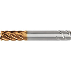 Square End Mill: 1-1/4" Dia, 2-1/4" LOC, 6 Flute, Solid Carbide